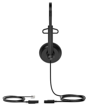 Yealink YHS34 Lite Mono, телефонная гарнитура с разъемом RJ / QD Yealink YHS34 Lite Mono, телефонная гарнитура с разъемом RJ / QD