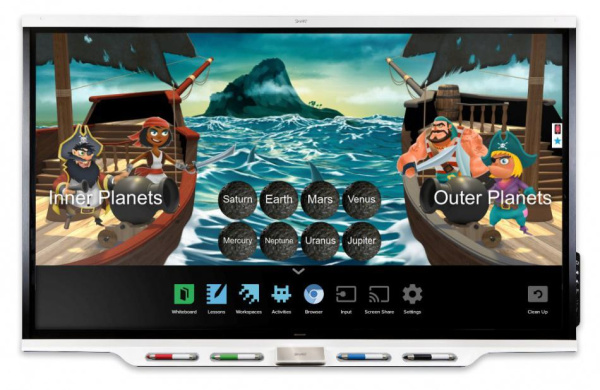 Интерактивный дисплей модель SBID-7275 interactive display (в составе интерактивной панели SPNL-7075 и встраиваемого компьютера AM30) с технологией iQ и ключом активации SMART Learning Suite