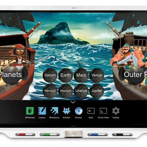 Интерактивный дисплей модель SBID-7275 interactive display (в составе интерактивной панели SPNL-7075 и встраиваемого компьютера AM30) с технологией iQ и ключом активации SMART Learning Suite