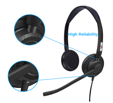 VoiceXpert VXH-700DJ, проводная гарнитура (USB-A и 3.5 мм) VoiceXpert VXH-700DJ, проводная гарнитура (USB-A и 3.5 мм)