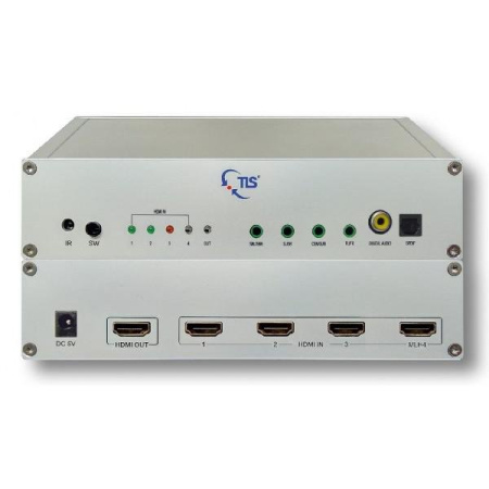 TLS HDMI 4K Switch/ Audio 4/1 MHL - Коммутатор HDMI и Аудио 4 в 1 c MHL входом