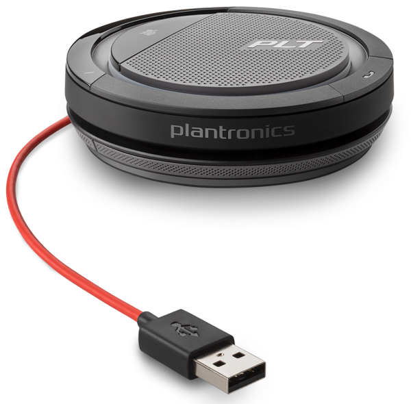 Plantronics Calisto P3200 USB-C,  портативный персональный спикерфон с 360° аудио  Plantronics Calisto P3200 USB-C,  портативный персональный спикерфон с 360° аудио