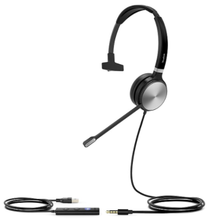Yealink UH36 Mono UC, USB гарнитура для компьютера Yealink UH36 Mono UC, USB гарнитура для компьютера