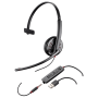 Plantronics BlackWire C315.1, проводная гарнитура  (разъемы USB и jack 3.5мм)