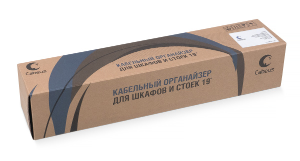 Cabeus, JB08-2U-GY, кабельный органайзер горизонтальный 19" 2U, 5 колец, металлический, цвет серый (RAL7035) Cabeus, JB08-2U-GY, кабельный органайзер горизонтальный 19" 2U, 5 колец, металлический, цвет серый (RAL7035)