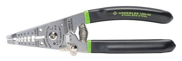 Greenlee 1956-SS - многофункциональный стриппер жил диаметром 1,6-4,1 мм Greenlee 1956-SS - многофункциональный стриппер жил диаметром 1,6-4,1 мм