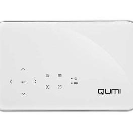 Мультимедийный ультрапортативный LED-проектор Vivitek Qumi Q38-WH (DLP, Full HD,600 ANSI Lm, 10000:1, 1.2:1, HDMI, Audio-Out (Mini-Jack), USB A (x2), SD (microSD card slot), 30000 часов, 0,746 кг., цвет белый)Высококачественный мультимедийный проектор сег