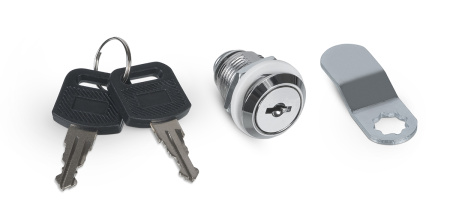 Cabeus, JC01, замок от задней двери и боковых панелей напольных и настенных шкафов серии SH-05C-, ND-05C-, SH-05F-