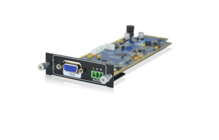 Плата выходная для универсального модульного матричного коммутатора Digis FMA-O1-VG, 1080p, x1 VGA (бесподрывный); x1 стерео 3p Phoenix
