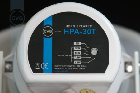 CVGaudio HPA30T, рупорный громкоговоритель для систем Public Address CVGaudio HPA30T, рупорный громкоговоритель для систем Public Address