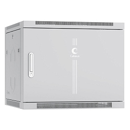 Cabeus, SH-05F-9U60/45m, шкаф телекоммуникационный настенный 19" 9U 600x450x501mm (ШхГхВ) дверь металл