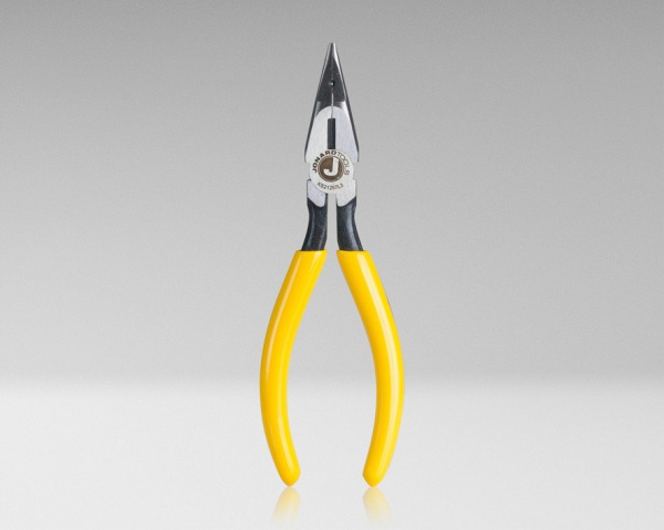 Jonard KS21257L3 - длинногубцы с кусачками и отверстием для снятия изоляции с провода 0,7 мм (16,5 см)