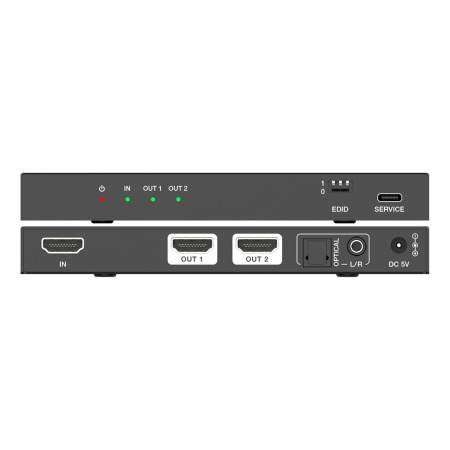 Lideo SP12A2-8K, разветвитель HDMI сигнала 1x2 8K