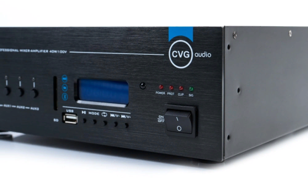 CVGaudio M-43Tm, микшер-усилитель с встроенным модулем источника сигнала CVGaudio M-43Tm, микшер-усилитель с встроенным модулем источника сигнала
