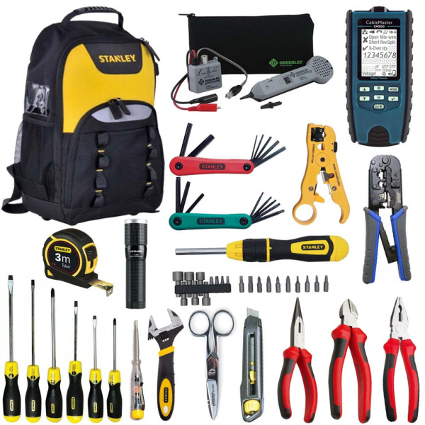 Набор SK-LAN-2-PRO для обслуживания кабельных линий связи с измерителем длинны линии Набор SK-LAN-2-PRO для обслуживания кабельных линий связи с измерителем длинны линии