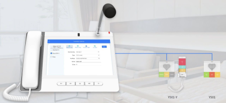 Fanvil A320i (белый), диспетчерский ip-телефон ( цветной экран, 20 аккаунтов, Android, камера, белый)