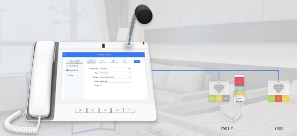 Fanvil A320i (белый), диспетчерский ip-телефон ( цветной экран, 20 аккаунтов, Android, камера, белый)