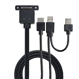 Generic Proprietary Cable HDMI-A and USB-A, специализированный Y-кабель для док-станции 2 м