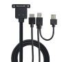 Generic Proprietary Cable HDMI-A and USB-A, специализированный Y-кабель для док-станции 2 м
