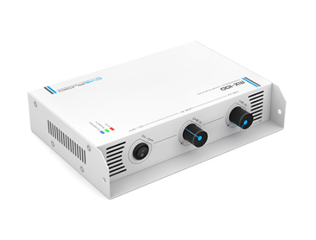 CVGAUDIO MX-100, миниатюрный двухканальный D-class low-impedance микшер-усилитель