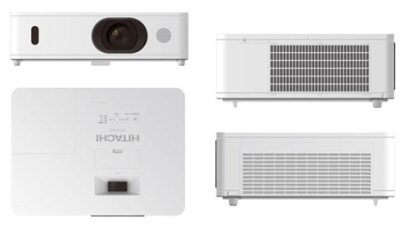 Трехчиповый 3LCD-проектор 5200 лм (со стандартным объективом), WUXGA 1920 x 1200, 16:10, одна лампа, 10000:1. HDMI x 2. USB. Вес 6,5кг. Белого цвета