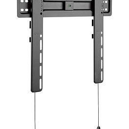 Для ТВ и панелей 32"-55", фиксированный, VESA макс. 400x400мм, ультраплоский 18мм, до 35кг, механизм быстрой фиксации, микрорегулировка уровня