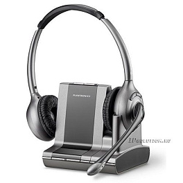 Plantronics Savi Office WO350 Over-the-head (Binaural), беспроводная гарнитура