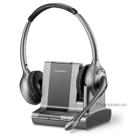 Plantronics Savi Office WO350 Over-the-head (Binaural), беспроводная гарнитура