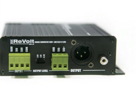 CVGaudio ReVolt (ver.1), одноканальный преобразователь спикерного сигнала трансляционных систем