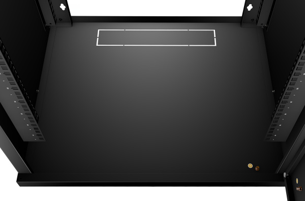 Cabeus, WSC-05D-9U55/45-BK, шкаф телекоммуникационный настенный 19" 9U, серия LIGHT разборный, дверь стекло, цвет черный Cabeus, WSC-05D-9U55/45-BK, шкаф телекоммуникационный настенный 19" 9U, серия LIGHT разборный, дверь стекло, цвет черный
