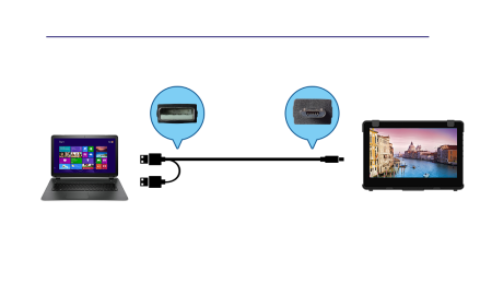 IPSOLUTION IPS-500342, кабель USB-A - micro-USB для питания и сенсора