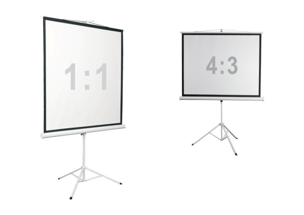 Экран на штативе - серия Kontur-D. Формат 1:1, 112", 206x209, MW.Переносные проекционные экраны на треноге очень удобны в офисе. При этом благодаря своей мобильности они гармонично дополнят выставочный стенд, а так же отлично справятся с выездной презента Экран на штативе - серия Kontur-D. Формат 1:1, 112", 206x209, MW.Переносные проекционные экраны на треноге очень удобны в офисе. При этом благодаря своей мобильности они гармонично дополнят выставочный стенд, а так же отлично справятся с выездной презента
