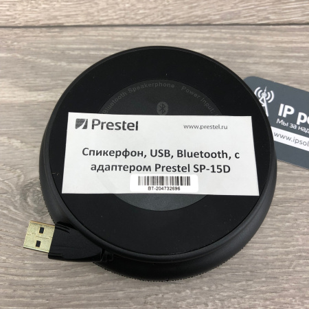 Prestel SP-15D, спикерфон (USB+Bluetooth)