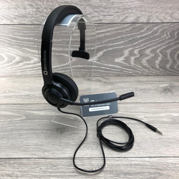 Accutone MM210 3.5, мультимедийная гарнитура с разъемом 3,5 мм Accutone MM210 3.5, мультимедийная гарнитура с разъемом 3,5 мм