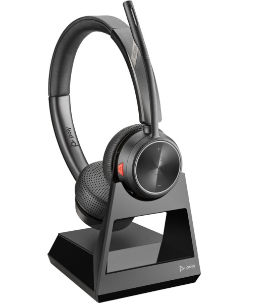 Poly Savi 7220, беспроводная DECT-гарнитура для стационарного телефона Poly Savi 7220, беспроводная DECT-гарнитура для стационарного телефона