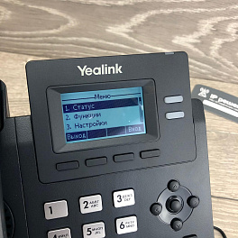 Yealink SIP-T31P, IP-телефон 2 аккаунта, PoE (без блока питания)