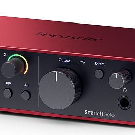 FOCUSRITE Scarlett Solo 4th Gen внешняя звуковая карта