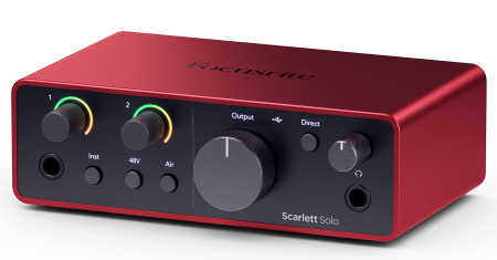 FOCUSRITE Scarlett Solo 4th Gen внешняя звуковая карта