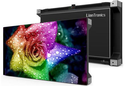 Светодиодный экран, внутреннее применение, малый шаг пикселя 1,2 мм, фронтальный доступ, размер панели 600х337,5х76 мм