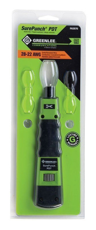 Greenlee SurePunch PDT (PT-3570) - ударный инструмент для расшивки кабеля на кросс (без лезвий)