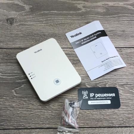 Yealink W80DM DECT, контроллер микросотовой DECT системы (до 30 баз, до 100 устройств)