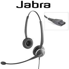 Jabra GN2100 Duo (2129-80-04), профессиональная телефонная гарнитура для контакт и call-центров