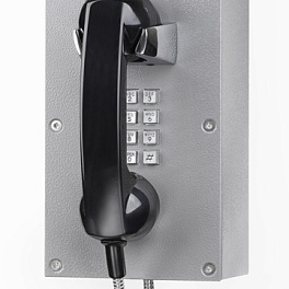 J&R JR203-FK-OW-SIP, промышленный IP-телефон, DC 5V или PoE, 2 SIP аккаунта  