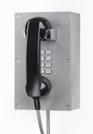 J&R JR203-FK-OW-SIP, промышленный IP-телефон, DC 5V или PoE, 2 SIP аккаунта  