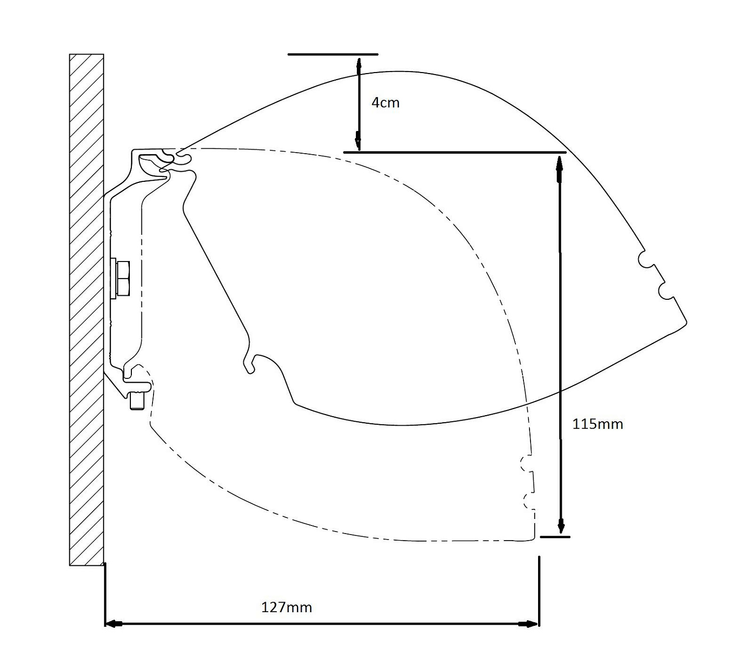 Экран с электроприводом Kauber Red Label Tensioned BT Cinema, 77" 16:9 Clear Vision, 96x170 см. дроп 80 см., длина корпуса 202 см.