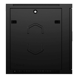 Cabeus, SH-05F-6U60/35-BK, шкаф телекоммуникационный настенный 19" 6U 600x350x368mm (ШхГхВ) дверь стекло, цвет черный (RAL 9004)