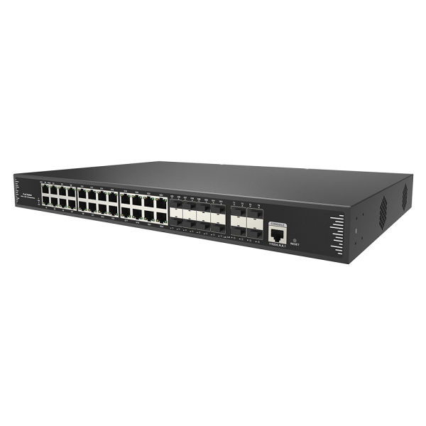 Prestel NS3-24C1-8F1-600P-4F10, poe l3 коммутатор