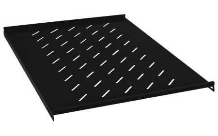 Cabeus, SH-J018-FC-1000-BK, полка 19" перфорированная глубиной 700 мм для напольных шкафов глубиной 1000 мм, цвет черный (RAL 9004) Cabeus, SH-J018-FC-1000-BK, полка 19" перфорированная глубиной 700 мм для напольных шкафов глубиной 1000 мм, цвет черный (RAL 9004)