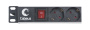Cabeus, PDU-8P-2IEC, блок евророзеток для 19" шкафов, горизонтальный, 8 розеток, 10 A, выключатель, алюминиевый корпус, шнур 2 м, вилка IEC 320 C14 Cabeus, PDU-8P-2IEC, блок евророзеток для 19" шкафов, горизонтальный, 8 розеток, 10 A, выключатель, алюминиевый корпус, шнур 2 м, вилка IEC 320 C14