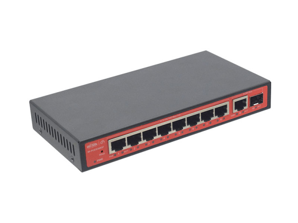 Wi-Tek WI-PCES308GF, коммутатор 8 портов Gigabit Ethernet, РОЕ 802.3af/at. Wi-Tek WI-PCES308GF, коммутатор 8 портов Gigabit Ethernet, РОЕ 802.3af/at.